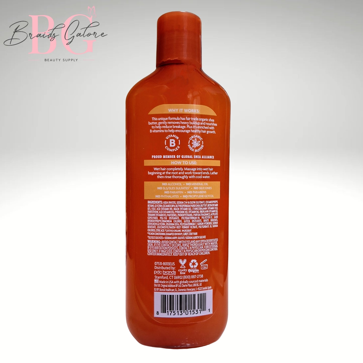 Cantu Shea Butter Natural Hair Cleansing Cream Shampoo