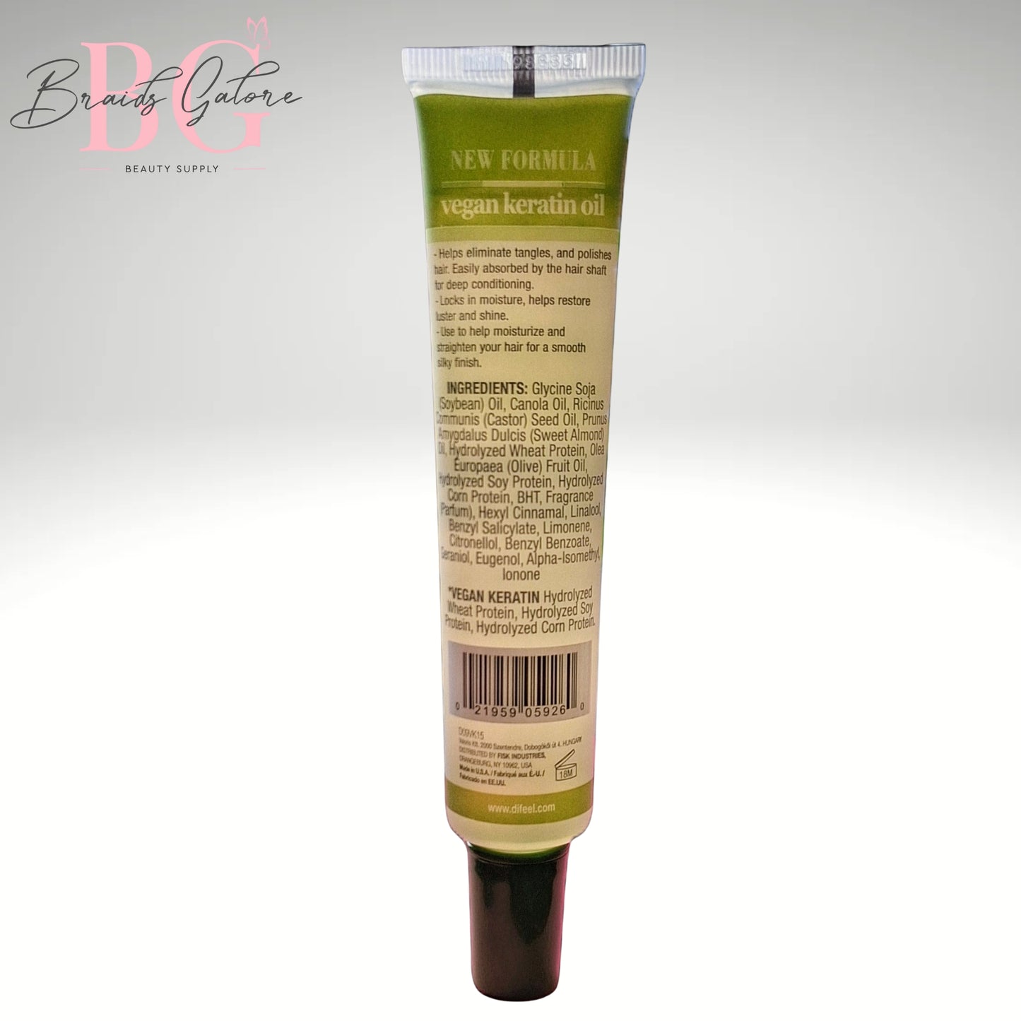 Difeel Vegan Keratin Premium Hair Oil