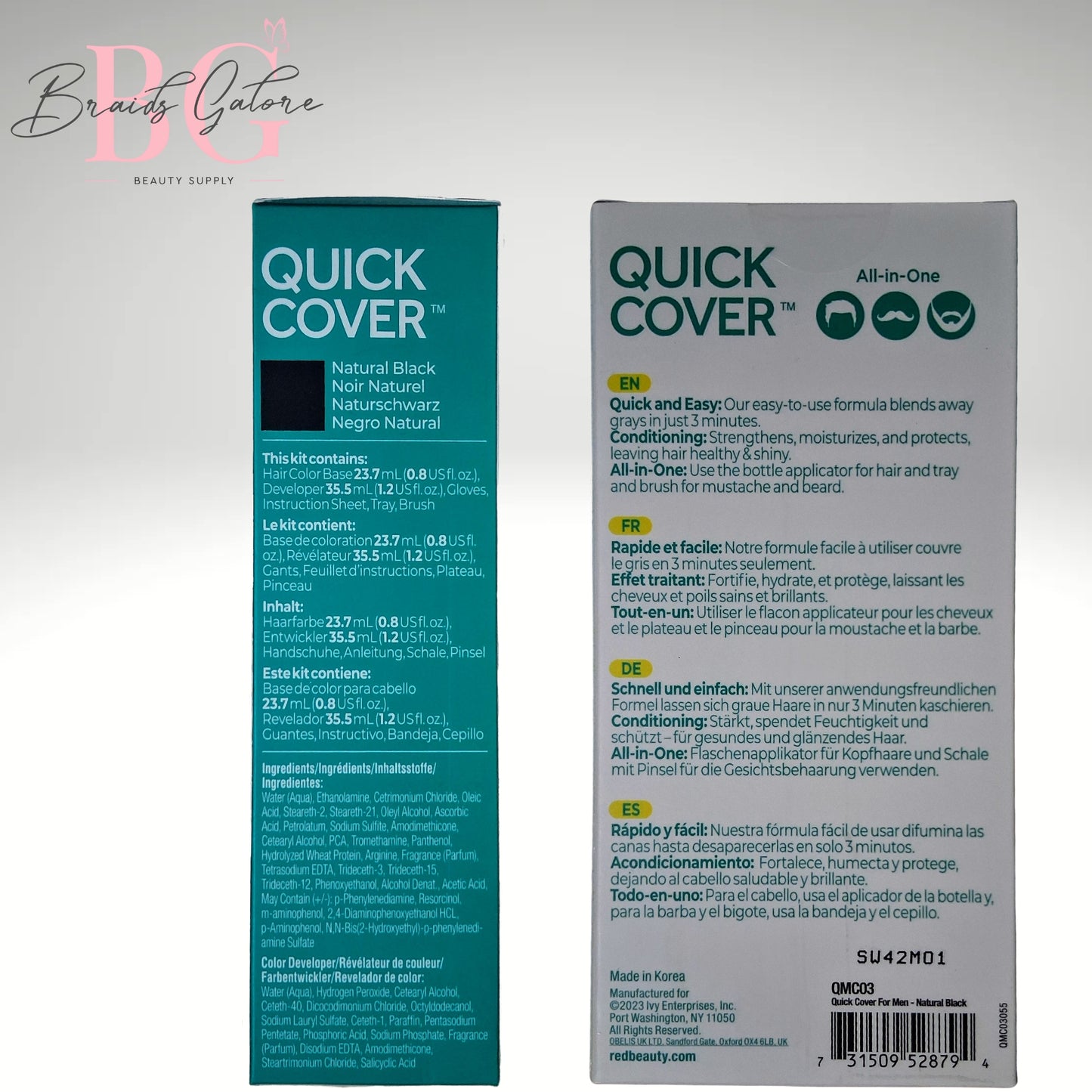 Quick Cover Natural Black
