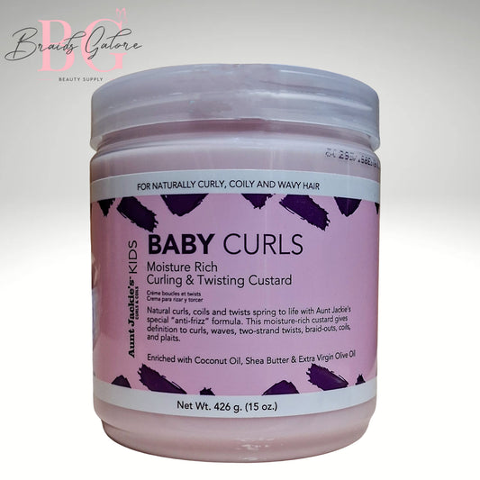 Aunt Jackie's Kids Baby Curls Curling & Twisting Custard