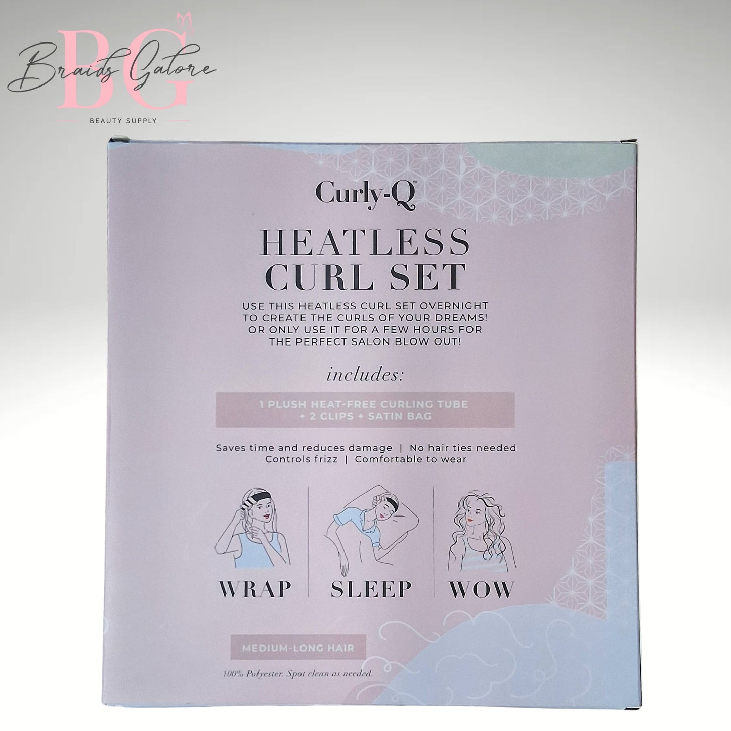 Curly-Q Heatless Curl Set