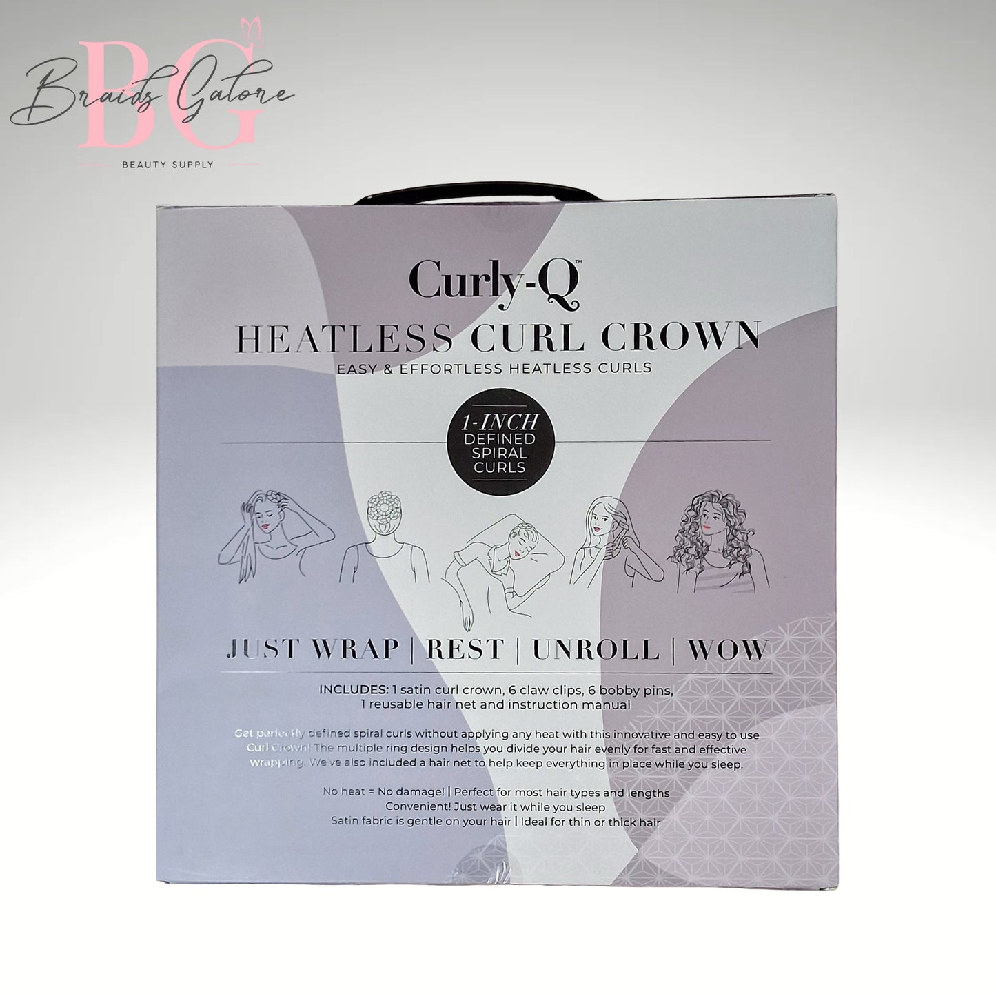 Curly-Q Heatless Curl Crown